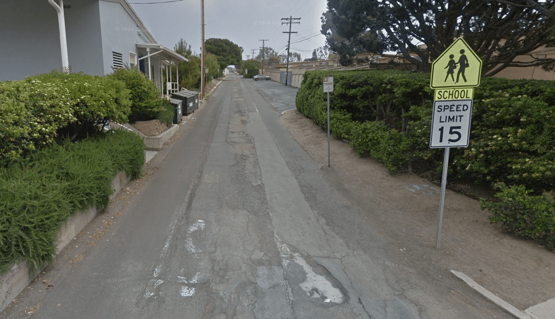Sidewalks near Bird Rock Elementary